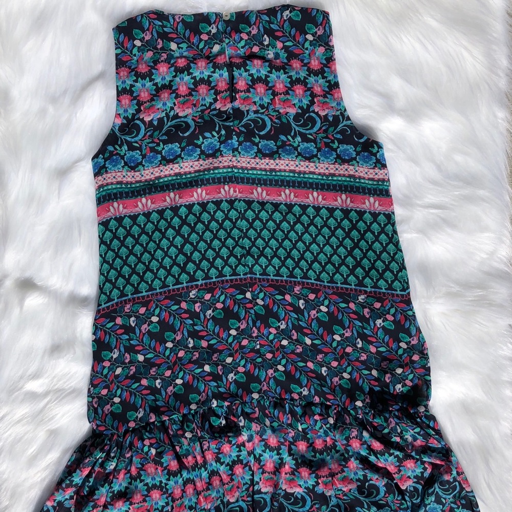 Colorful A-Line Taylor Midi Dress Woman Size 8
